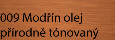  009 modřín olej, přírodně tónovaný